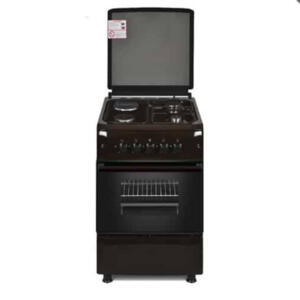 Westpoint 50x55cm 3 Gas Burners + 1 Electric Plate + Electric Oven & Grill Cooker - WCER5531E0B