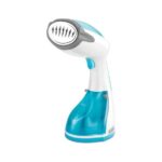 BLACK+DECKER Handheld Fabric Steamer with Steam Jet Button and Lint Remover 1200W 260ml White/Blue HST1200-B5