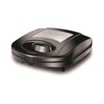 Black+Decker 3 In 1 Interchangeable 780W Grill & Waffle& Sandwich Maker Silver/Black TS2130-B5