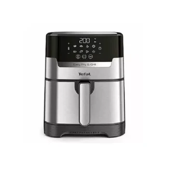 Tefal Air Fryer 4.2L 1550W, 2in1 Digital Air Fry and Grill with XL Capacity, 8 Automatic Programs, Timer, Temperature Control Dehydrator Stainless Steel EY505D27